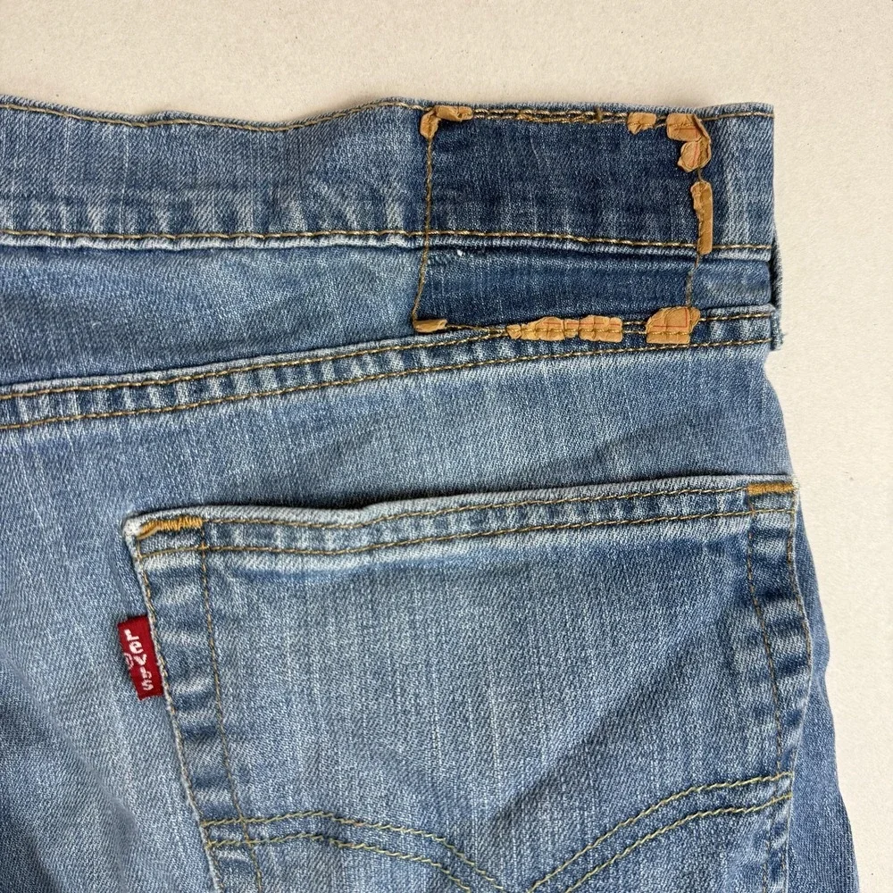 Levi's‎ 514 Jeans Mens 36x30 Blue Medium Wash Straight Stretch WaterLess Denim